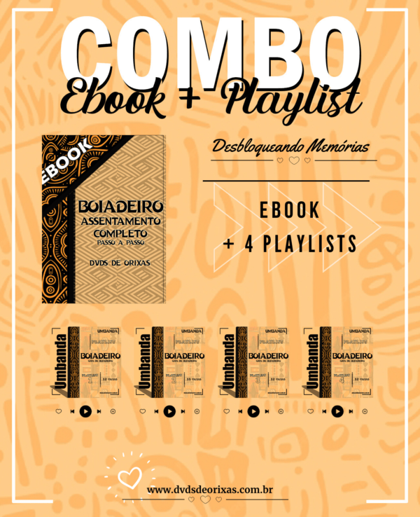 COMBO BOIADEIRO - EBOOK + 4 PLAYLISTS