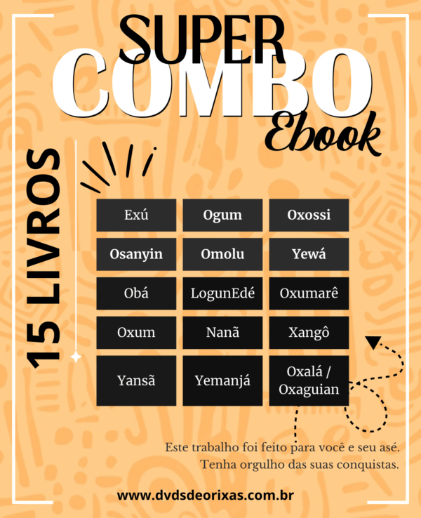SUPER COMBO 16 ORIXÁS FUNDAMENTOS REVELADOS - COMBO EBOOK