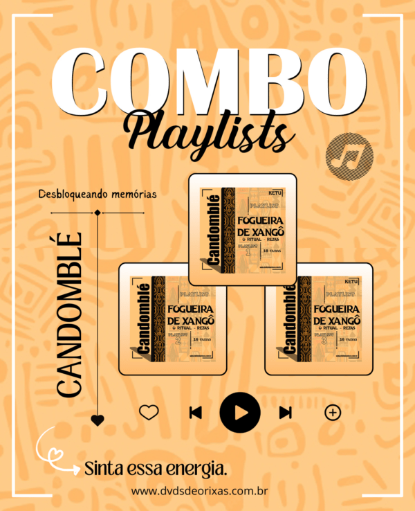 Combo - Fogueira de Xangô - PLAYLIST PARA BAIXAR