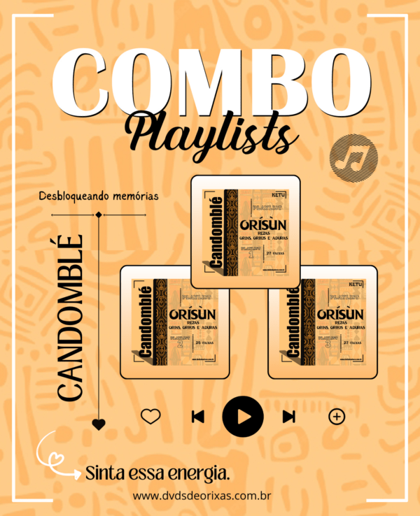 Combo - Orísùn Rezas - PLAYLIST PARA BAIXAR